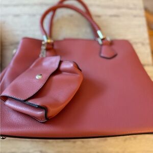 Elegant Peach Women's Handbag